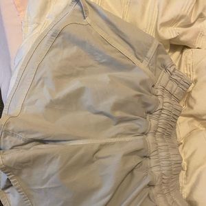 White Lululemon shorts size 6